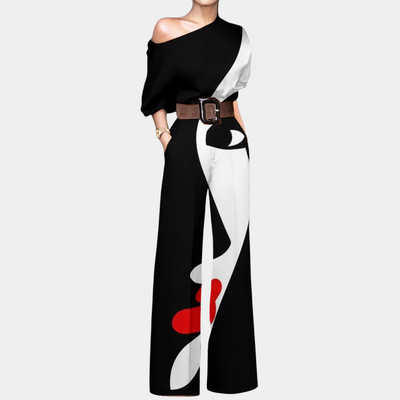 Dagmara | Stilfuld One-Shoulder Jumpsuit