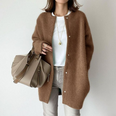 Julia™ | Blød Knaplukket Cardigan