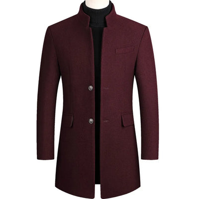 Casper | Stilfuld Slim-Fit Uldfrakke