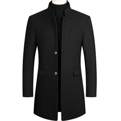Casper | Stilfuld Slim-Fit Uldfrakke