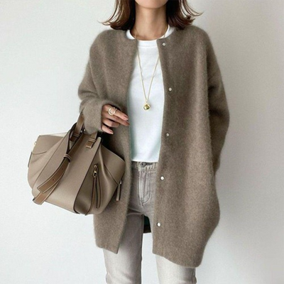 Julia™ | Blød Knaplukket Cardigan