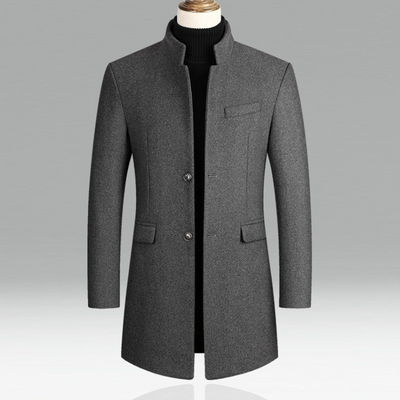 Casper | Stilfuld Slim-Fit Uldfrakke