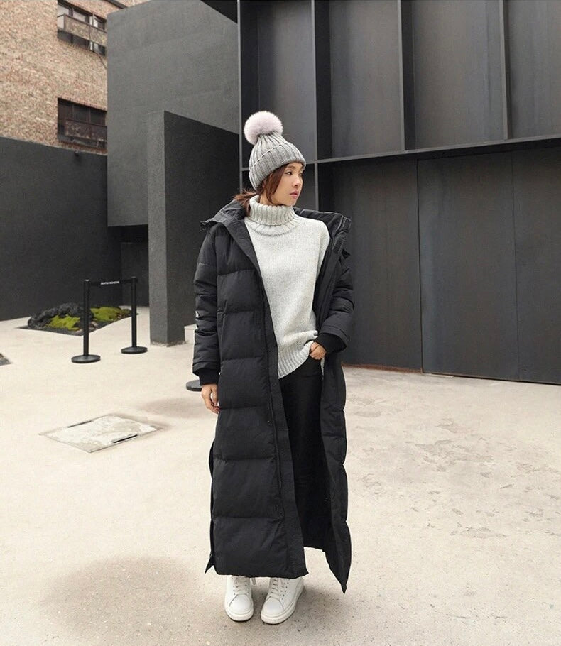 Tove | Stilfuld Lang Pufferfrakke