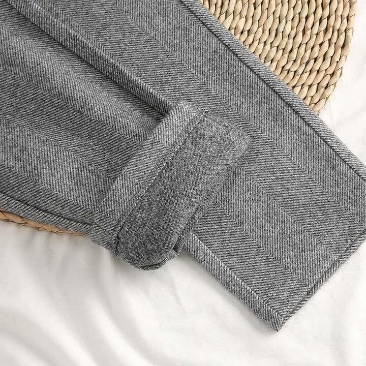 Lea | Kvinders Herringbone Plisserede Bukser