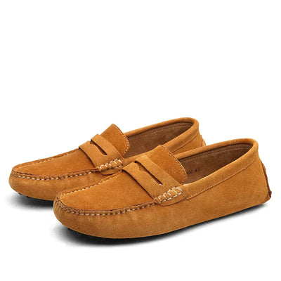 Jens™ | Stilfulde Ruskindsmokkasiner