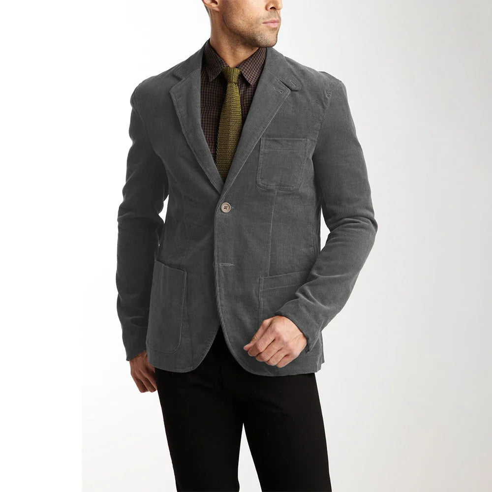 Mikkel | Stilfuld fløjlsblazer