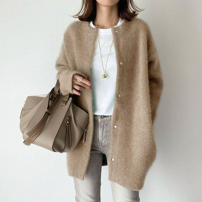 Julia™ | Blød Knaplukket Cardigan