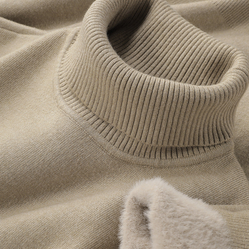 Sanne | Premium Fløjl Rullekrave Sweater