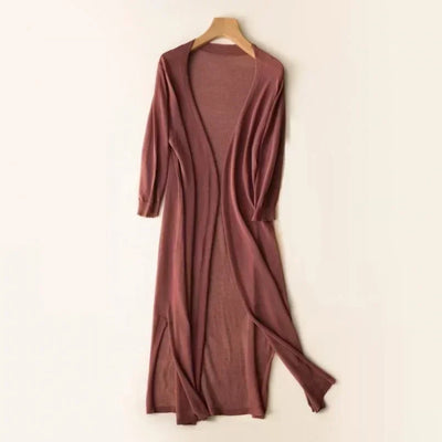 Josefine™ | Lang Åben-Front Cardigan
