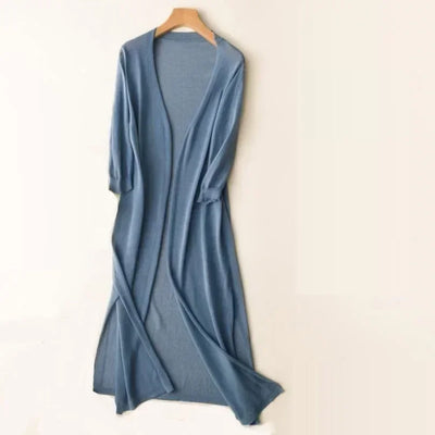 Josefine™ | Lang Åben-Front Cardigan