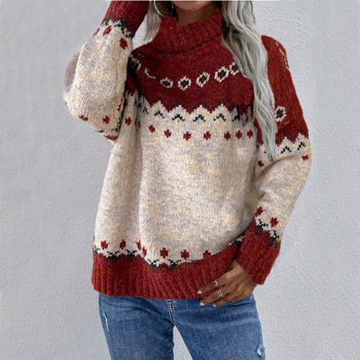 Emma™ | Stilfuld Vinterstrik Sweater