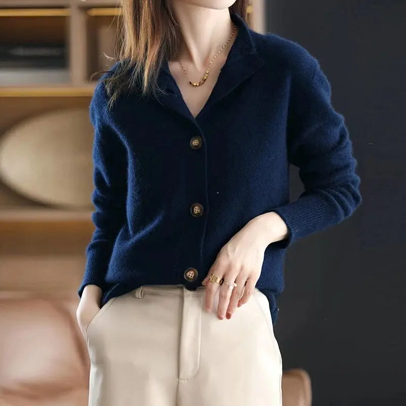 Elise | Stilfuld Cardigan med Knapper