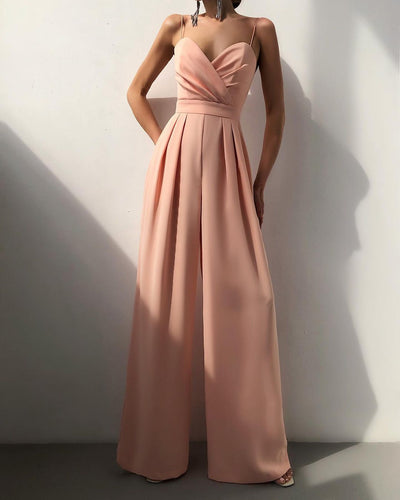 Line | Chic Spaghettistrop Wide-Leg Buksedragt