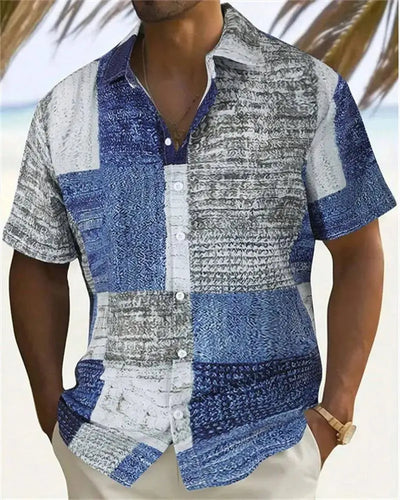 Simon | Vintage Patchwork Skjorte