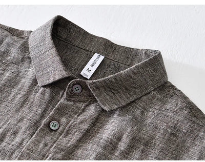 Bastian | Stilfuld Knap-ned Casual Skjorte