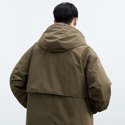 Bent | Stilfuld Hættetrøje Trench Coat