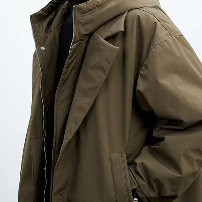 Bent | Stilfuld Hættetrøje Trench Coat