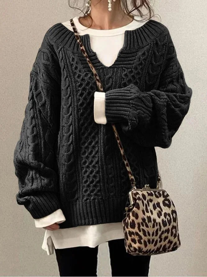 Lena | Cozy Cable Knit Sweater