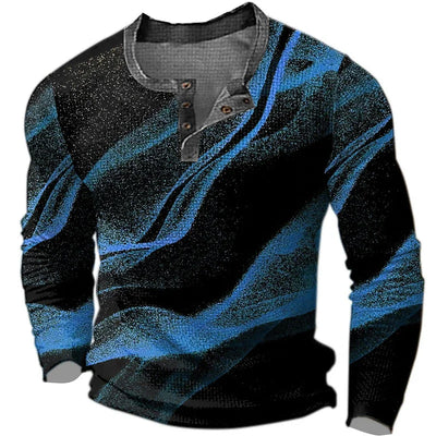 Mikey | Stilfuld Color Block Henley Skjorte