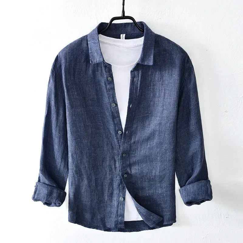 Bastian | Stilfuld Knap-ned Casual Skjorte