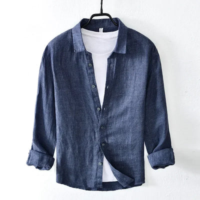 Bastian | Stilfuld Knap-ned Casual Skjorte