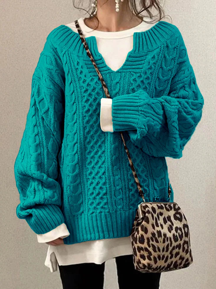 Lena | Cozy Cable Knit Sweater