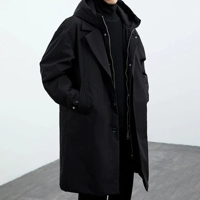 Bent | Stilfuld Hættetrøje Trench Coat