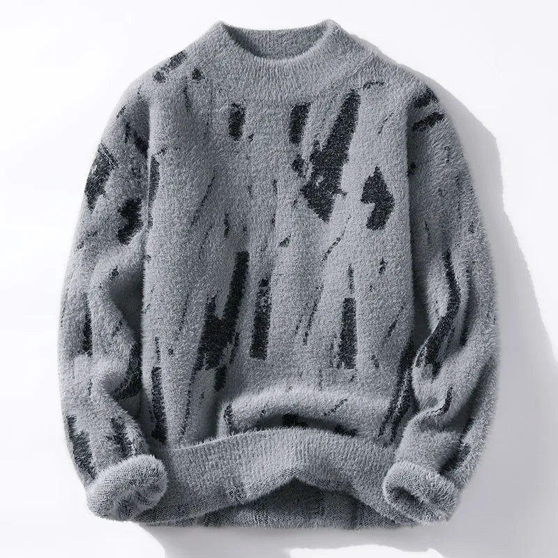 Jorun | Stilfuld Abstract Print Sweater