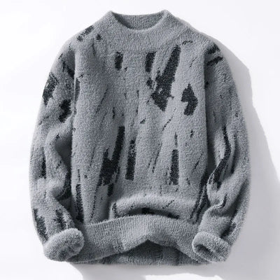 Jorun | Stilfuld Abstract Print Sweater