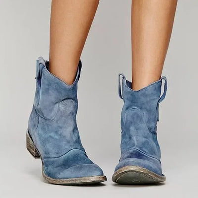 Zoe | Vintage Western Ankelstøvler