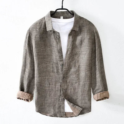 Bastian | Stilfuld Knap-ned Casual Skjorte
