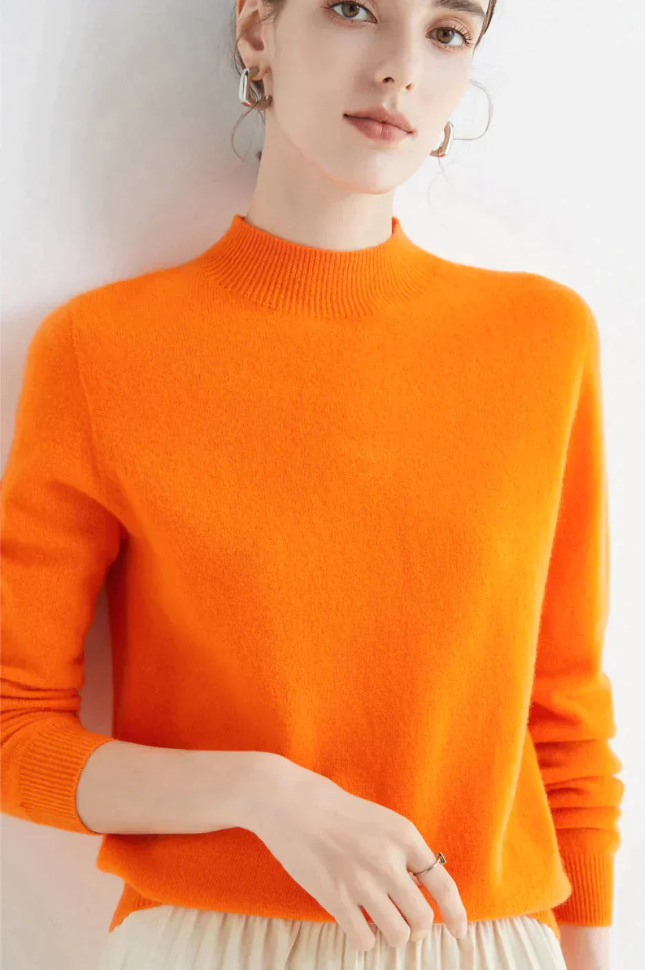 Ida™ | Hyggelig Højhalset Sweater