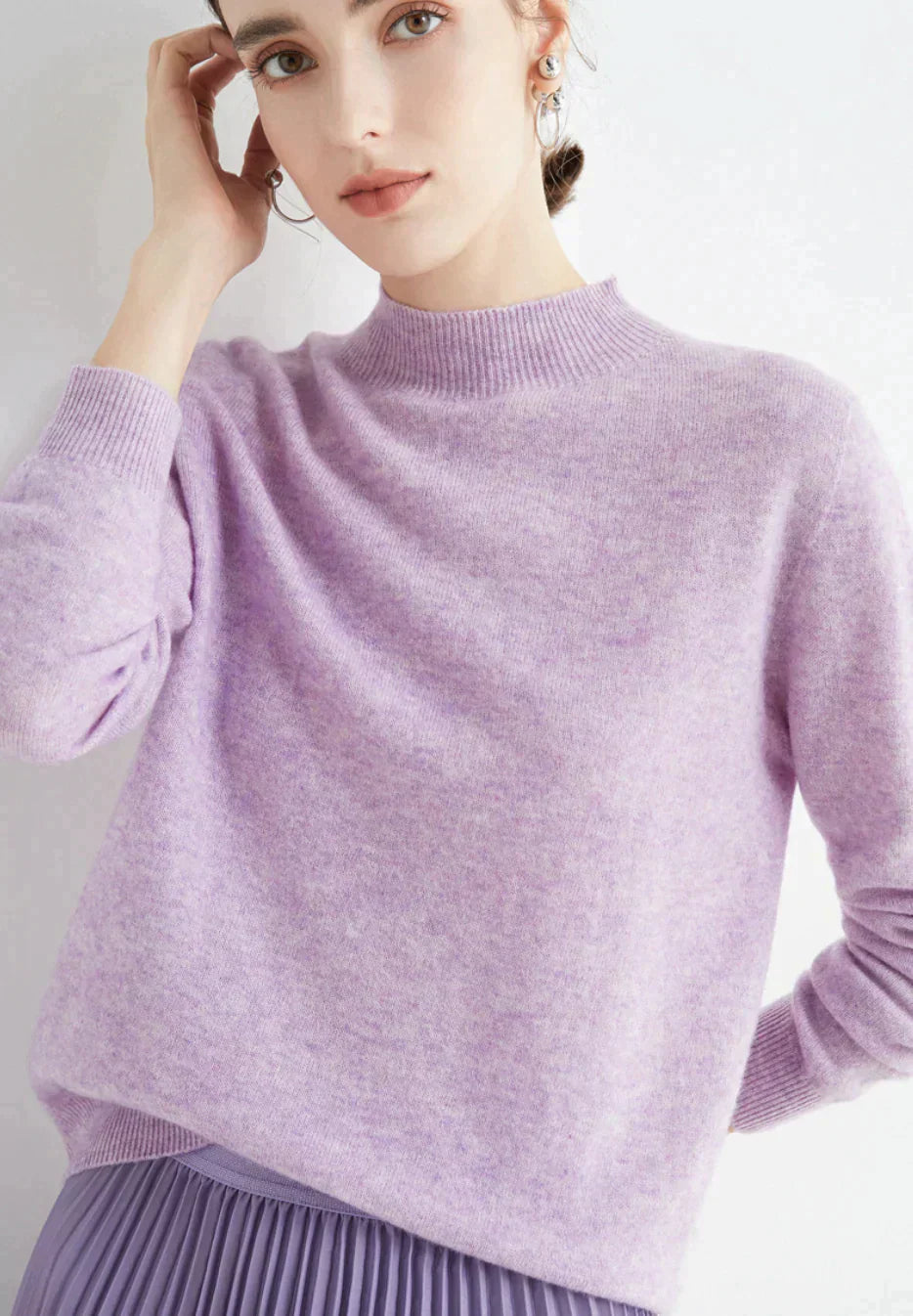 Ida™ | Hyggelig Højhalset Sweater