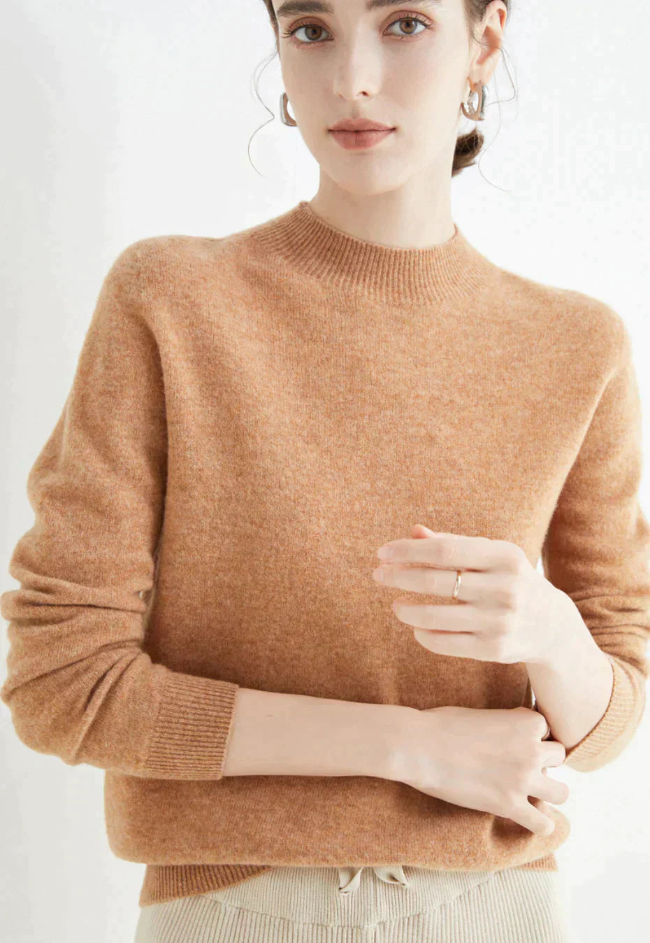 Ida™ | Hyggelig Højhalset Sweater