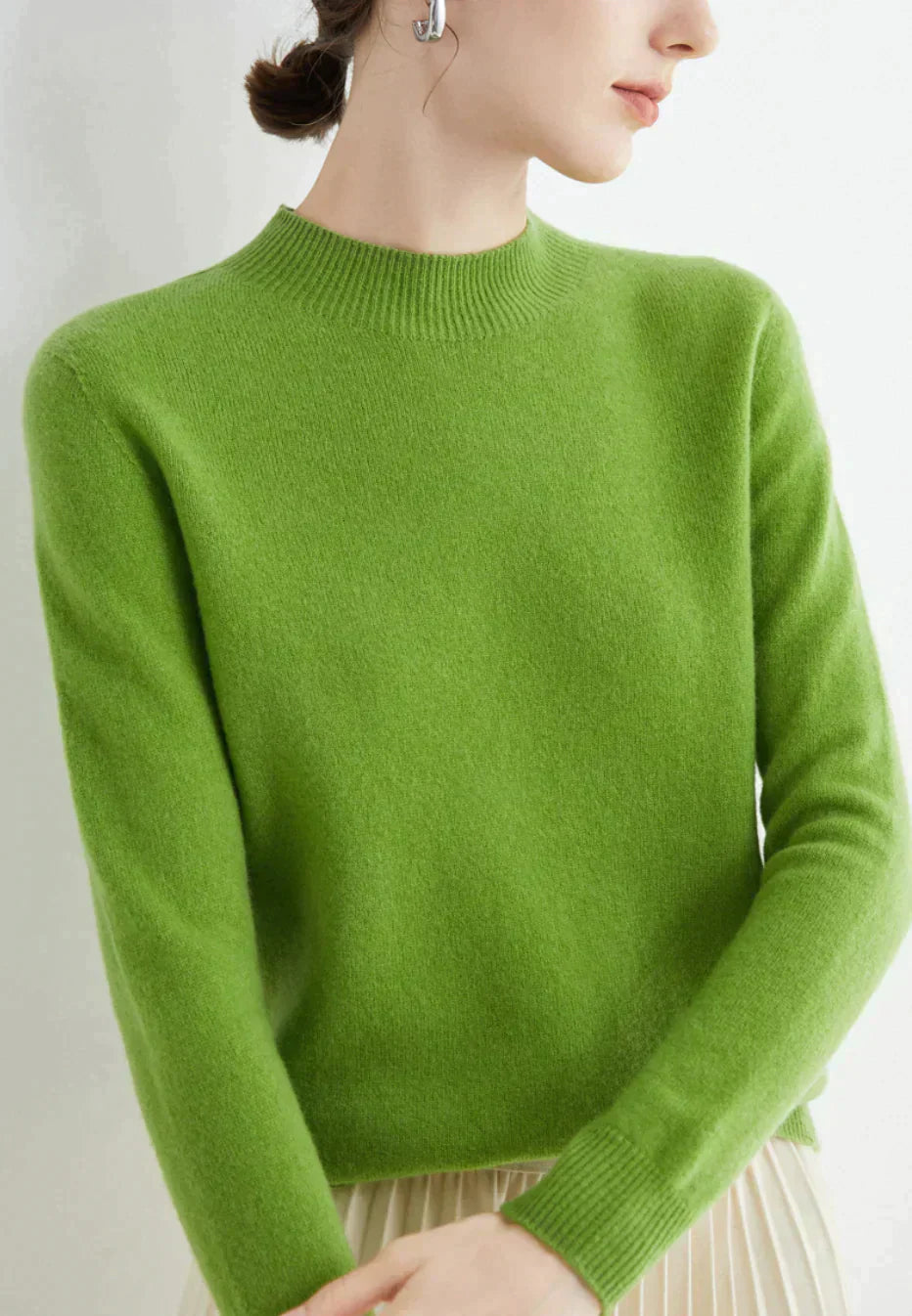 Ida™ | Hyggelig Højhalset Sweater