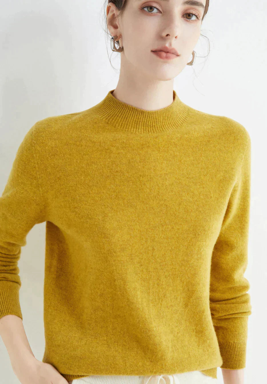 Ida™ | Hyggelig Højhalset Sweater