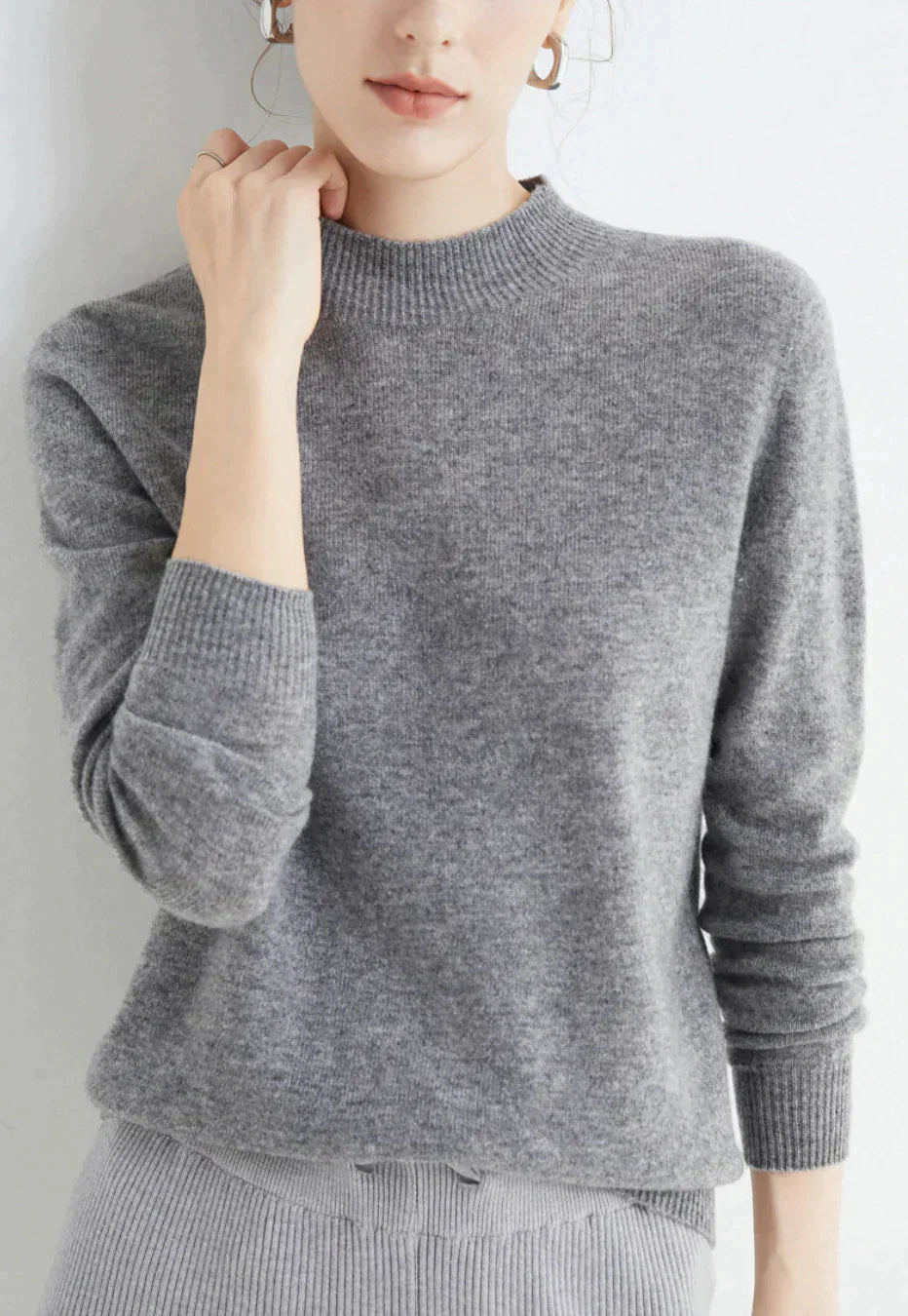 Ida™ | Hyggelig Højhalset Sweater