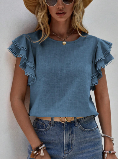 Elizabeth - Linen Blouse