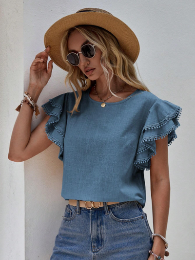 Elizabeth - Linen Blouse