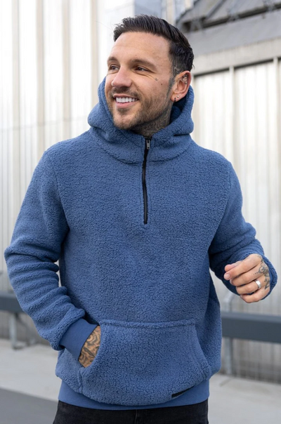 Jesper | Fleece hættetrøje med lynlås