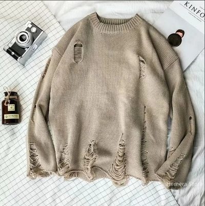 Jacob | Ripped Strik Sweater