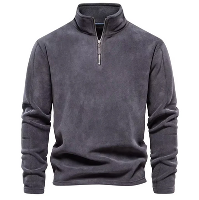 Leif | Blød Half-Zip Striktrøje