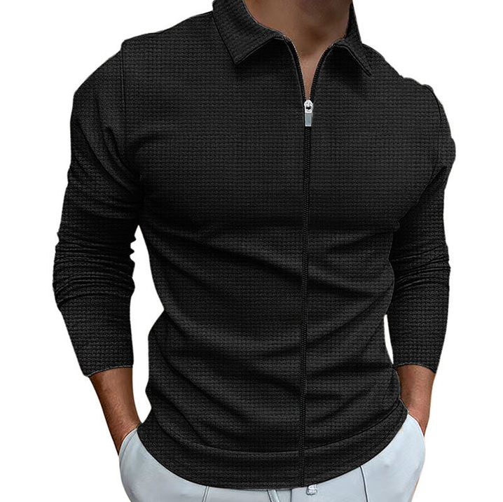 Holger | Klassisk Zip-Up Skjorte