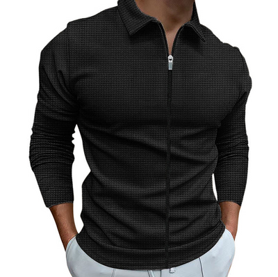 Holger | Klassisk Zip-Up Skjorte