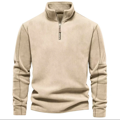 Leif | Blød Half-Zip Striktrøje