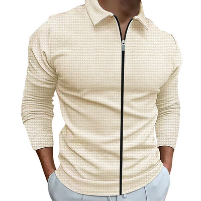 Holger | Klassisk Zip-Up Skjorte