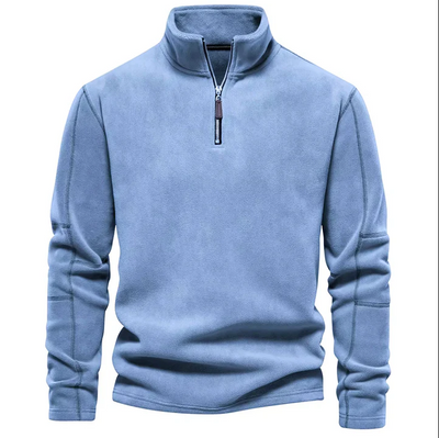 Leif | Blød Half-Zip Striktrøje