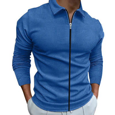 Holger | Klassisk Zip-Up Skjorte