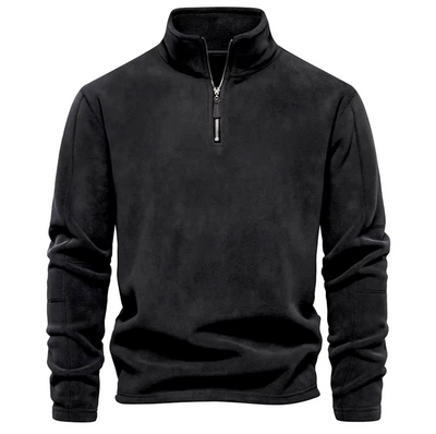 Leif | Blød Half-Zip Striktrøje