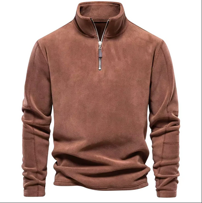 Leif | Blød Half-Zip Striktrøje